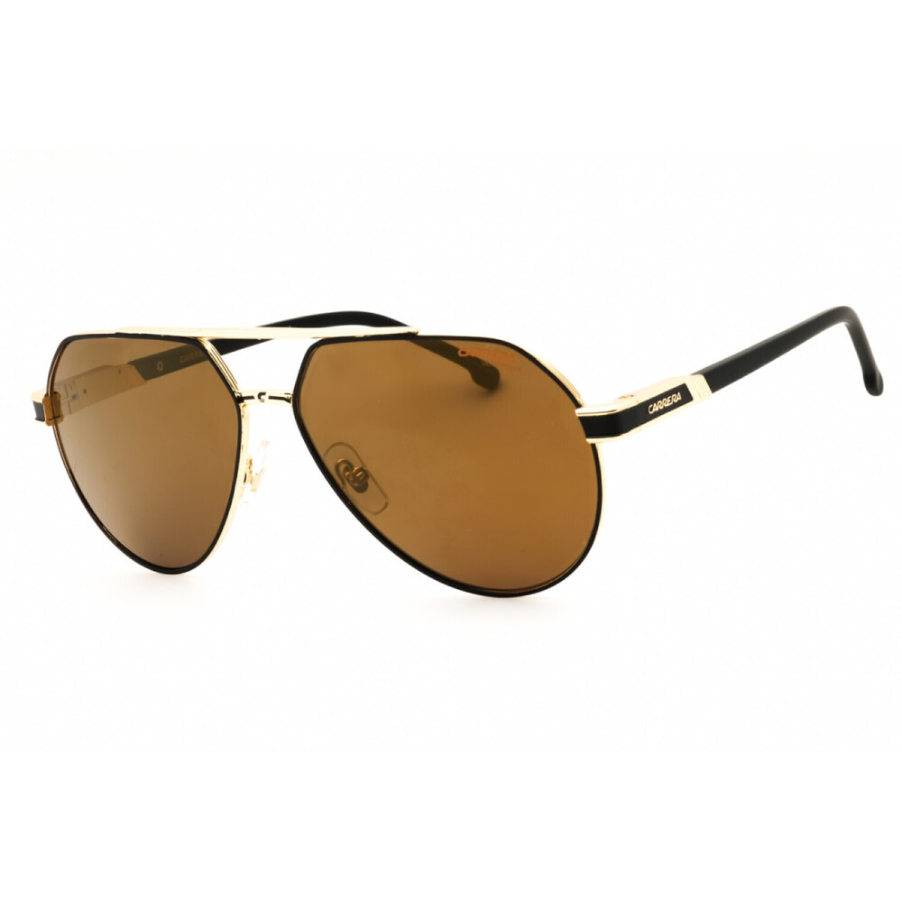 NEW Carrera CARRERA 1067/S 0I46YL Matte Black/Gold Sunglasses authentic